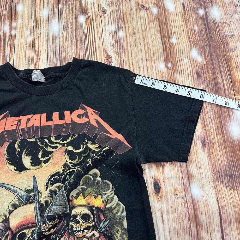 Y2K Metallica Four Horsemen Band Pushead Concert Tshirt Size Small - Picture 9 of 11